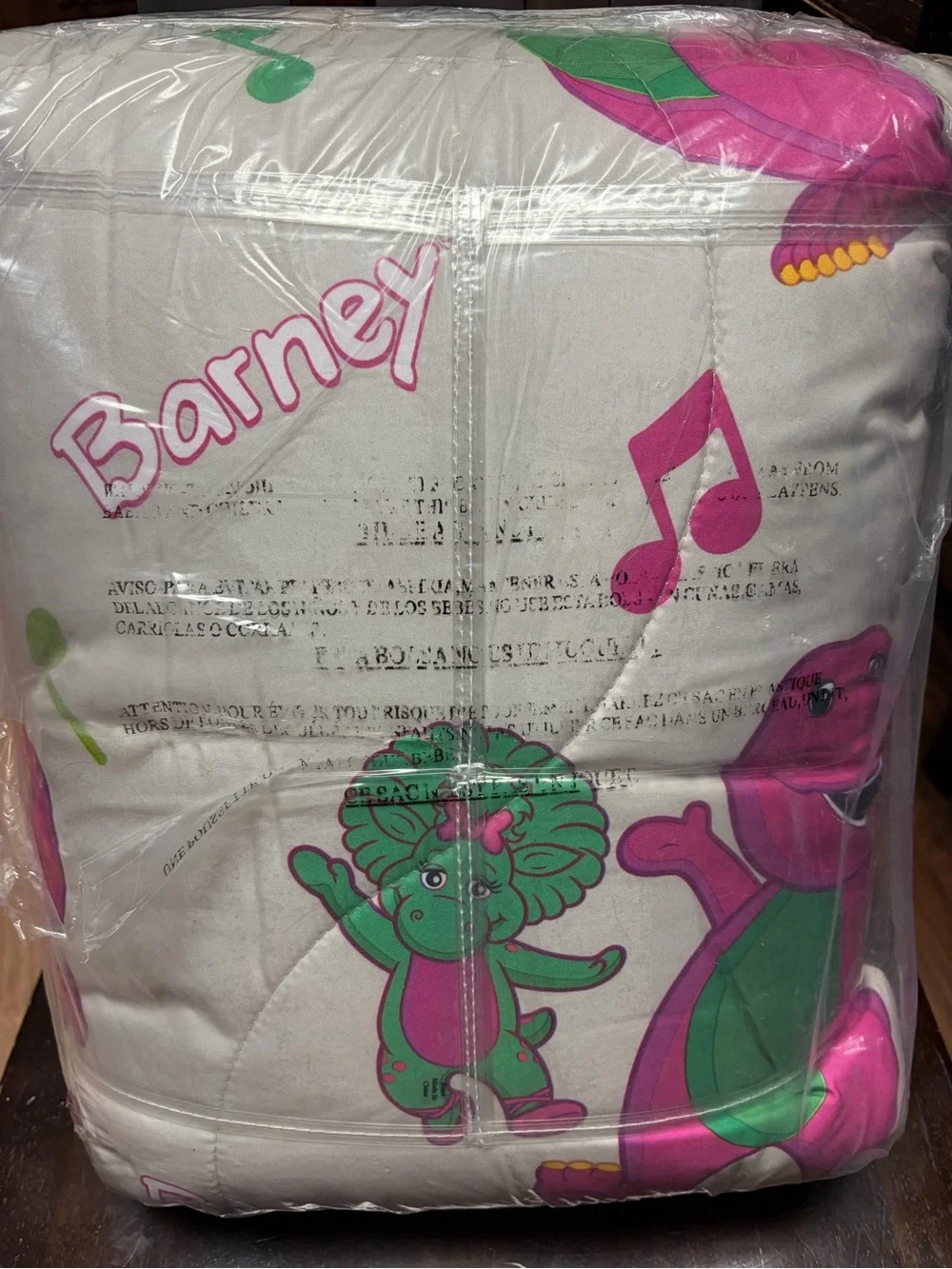 7 pc Barney Sheets Comforter Pillowcases Shams FULL Size  Franco